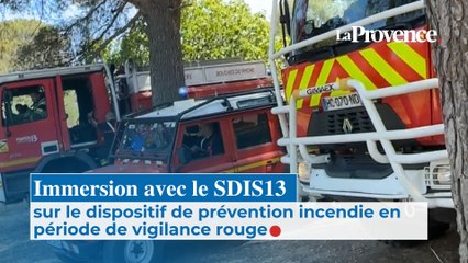 Immersion avec le SDIS13 sur le dispositif de prévention incendie en période de vigilance rouge
