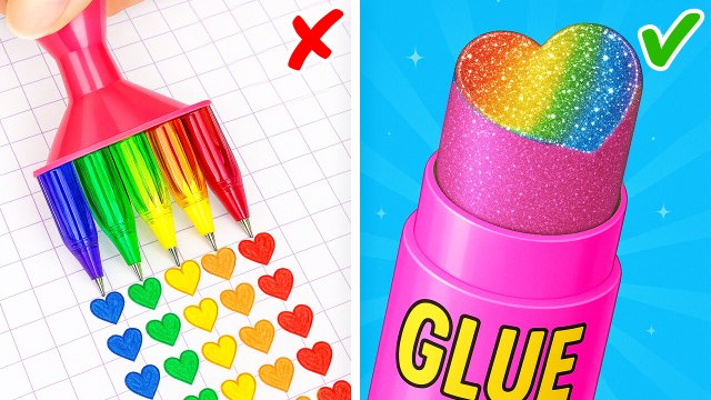 10+ ASTUCES ARTISTIQUES ÉTONNANTES À ESSAYER ! Gadgets de Dessin DIY & Idées de Peinture par 123 GO!