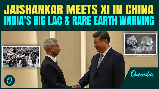 Jaishankar Meets Xi in China for FIRST Time Since Deadly Galwan Clash |India FLAGS Rare Earth Block