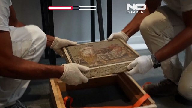 Πομπηία: Επέστρεψε ψηφιδωτό που είχε κλαπεί από Ναζί αξιωματικό κατά τον Β' Παγκόσμιο Πόλεμο