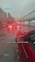 Nueva York colapsa por lluvias torrenciales