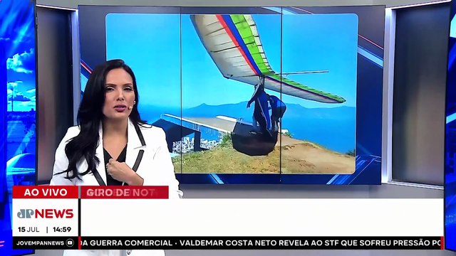Piloto de asa-delta morre após queda no litoral de SP | TEMPO REAL
