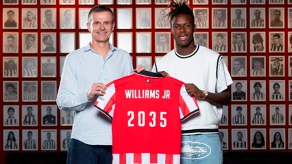 Nico Williams sobre su renovación: "Me gustaría seguir haciendo historia aquí"