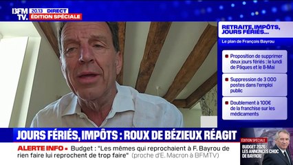 Budget 2026: "C'est plutôt un pas en avant face à une situation hors de contrôle", réagit Geoffroy Roux de Bézieux, ancien président du Medef (2018-2023)