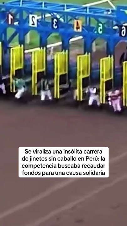 VIDEO: ¡Inusual carrera! En Perú corrieron jinetes ¿sin caballos?
