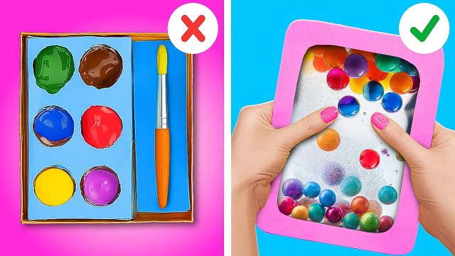 Art Challenge: PRO vs. BEGINNER! 🖌️ Clever Drawing Tips & Budget Crafts by 123 GO! Galaxy