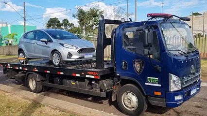 Fiesta roubado em Curitiba é recuperado pela Guarda Municipal no Centro de Cascavel