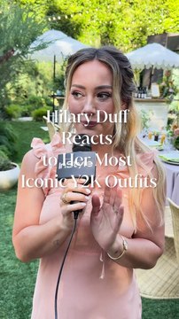 Hilary Duff Reacts to Her Most Iconic Y2K Outfits