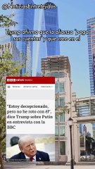 “Estoy decepcionado, pero no he roto con él”: Trump rompe el silencio sobre Putin.