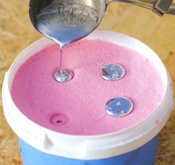 Crafting Custom Nails from Molten Metal