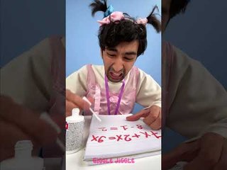 When Math Hurts Your Brain… But You Win 🧠 #math #smart #school #funny