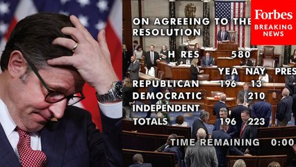 House Republicans Fail To Advance Rule For Defense Appropriations And Major Crypto Blls