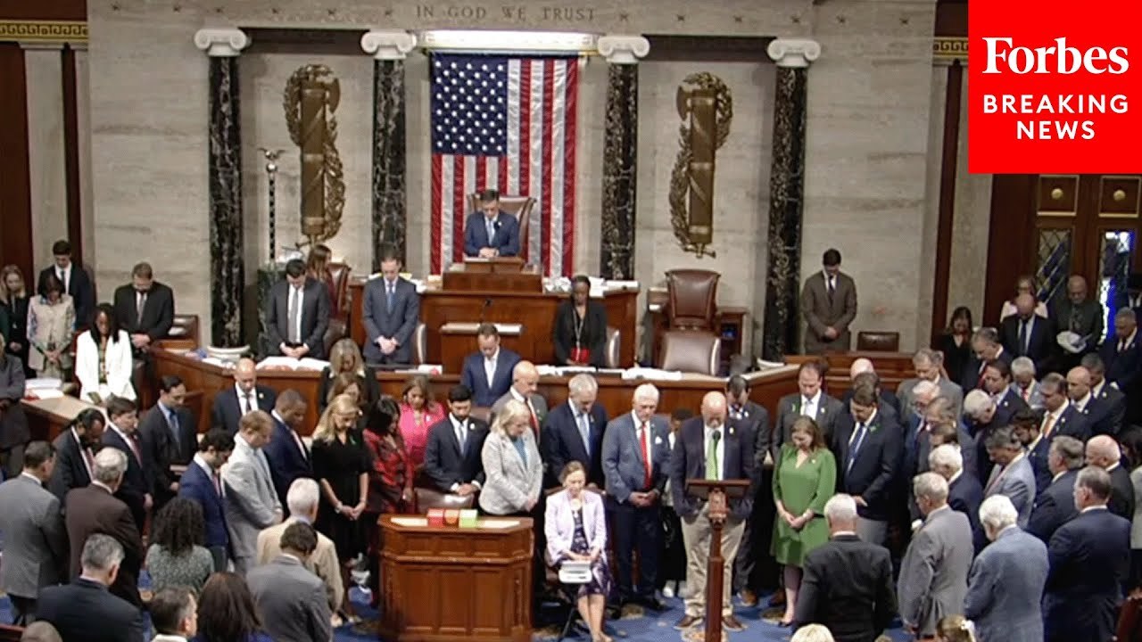 House Of Representatives Holds Moment Of Silence To Honor Victims Of Texas Floods