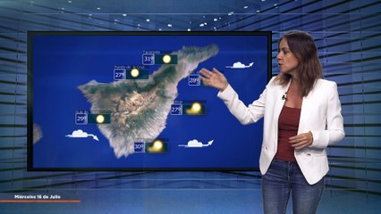 La previsión del tiempo en Canarias para el 16 de julio de 2025, en Atlántico Televisión.