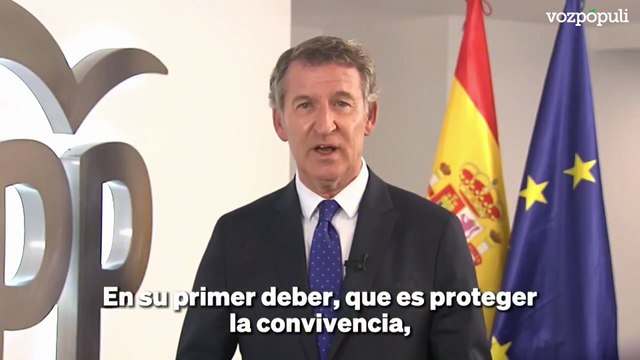 El mensaje de Feijóo tras los altercados de Torre Pacheco: el Gobierno lo está usando para tapar sus cesiones al separatismo y su corrupción