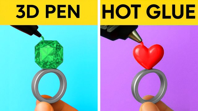 DÉFI D'ART 3D RICHE VS PAUVRE || Idées DIY ! Étudiants créatifs à un autre niveau par 123 GO! SCHOOL