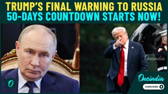 “No Deal? Too Bad” — Trump Threatens Massive Sanctions on Russia as 50-Day Deadline Looms