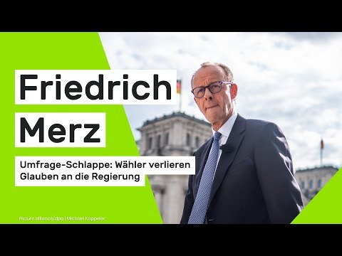 Umfrage-Schlappe für Friedrich Merz: Wähler verlieren Glauben an die Regierung
