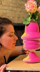 She Turned Her Face into a DIY Vase! 😲