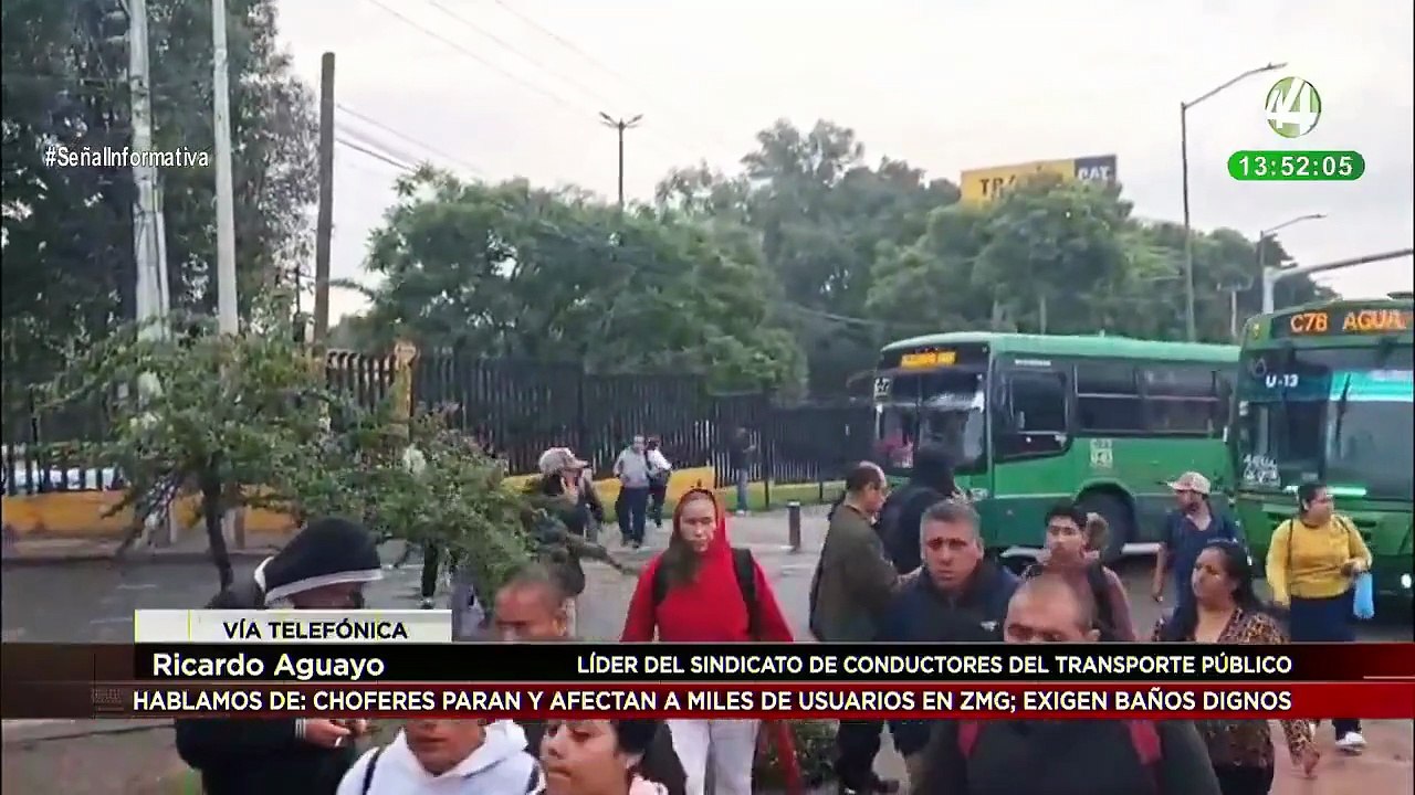En 22 días, baños dignos para conductores del Peribús: Ricardo Aguayo