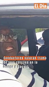 Conductores valoran tramo de tres carriles en la Ortega y Gasset