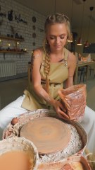 She Just Made a Beautiful Clay Cup in Just 5 Minutes! 🎨☕