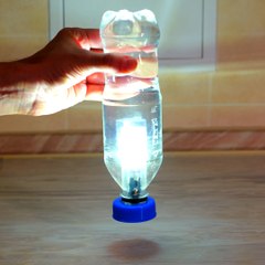 From Trash to Light: Make a Flashlight Out of a Bottle! ♻️⚡