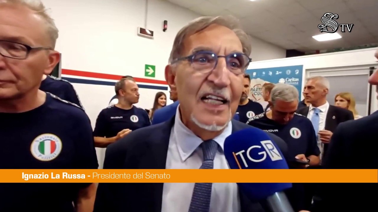 La Russa alla Partita del Cuore "Può avvicinare i parlamentari"
