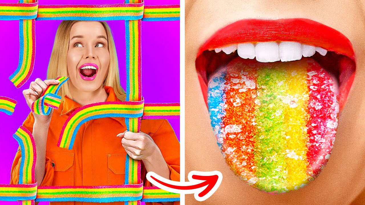 RICHE VS FAUCHÉ EN PRISON | Idées Drôles de Contrebande Alimentaire et Astuces par 123 GO! Genius