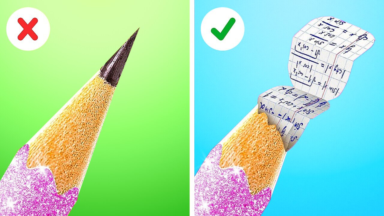 ASTUCES SCOLAIRES & GADGETS VIRAUX à essayer ! Bricolages pour élèves intelligents - 123 GO! SCHOOL