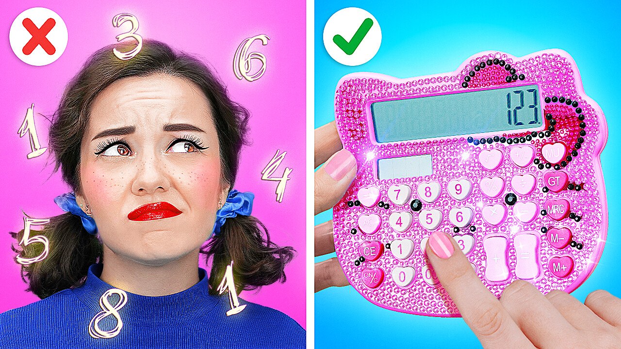 Cute Cardboard Parenting Crafts 🌈📦  Back to school hacks & Gadgets by 123 GO!