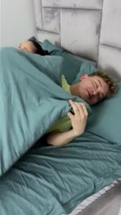 I Thought Sharing A Bed Would Be Romantic… I Was Wrong 😅💔 #funny