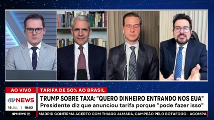 Donald Trump explica motivo para taxação de 50% para produtos brasileiros