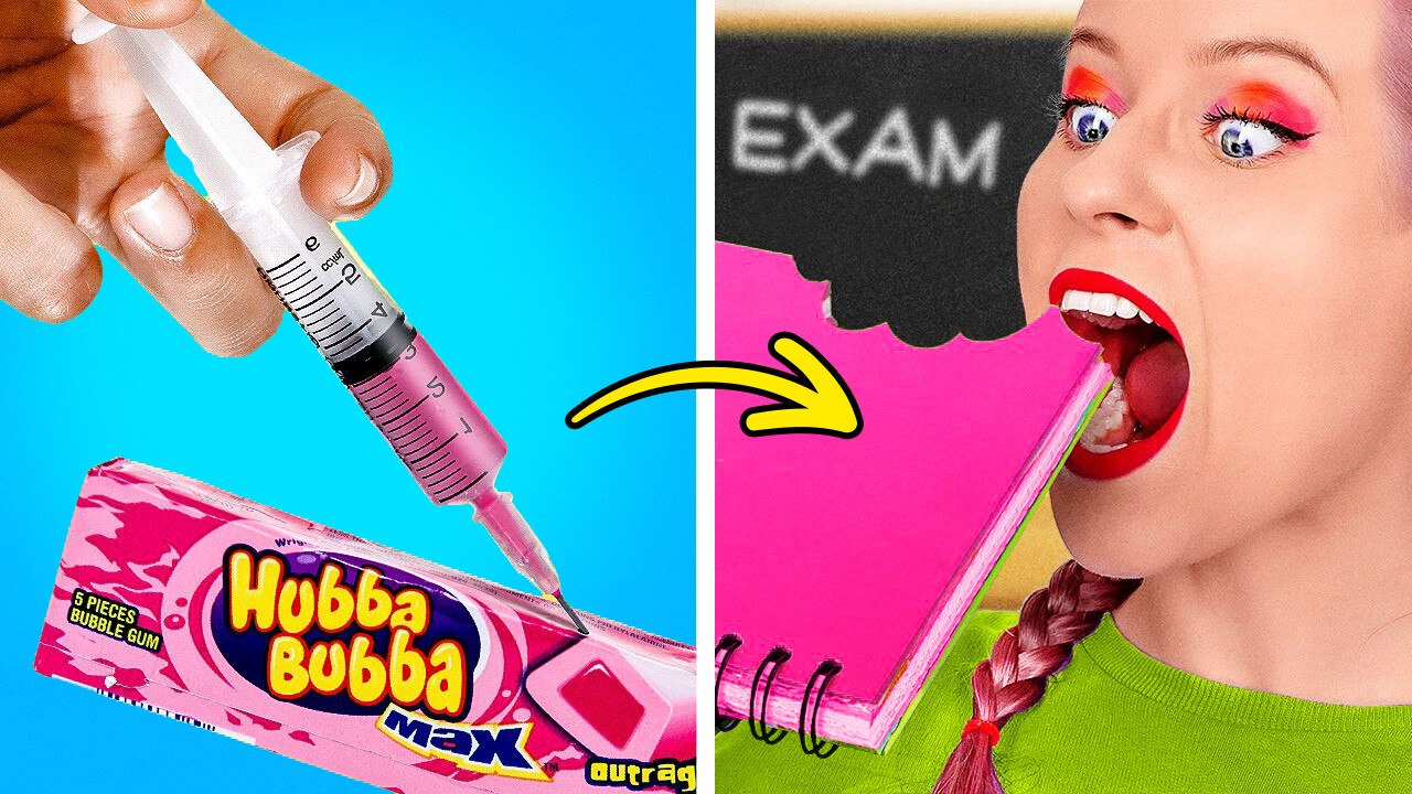 MISSION SECRÈTE DE SNACKS 🕵🏻‍♀️🍫 Cacher de la nourriture PARTOUT avec ces astuces par 123 GO! Genius