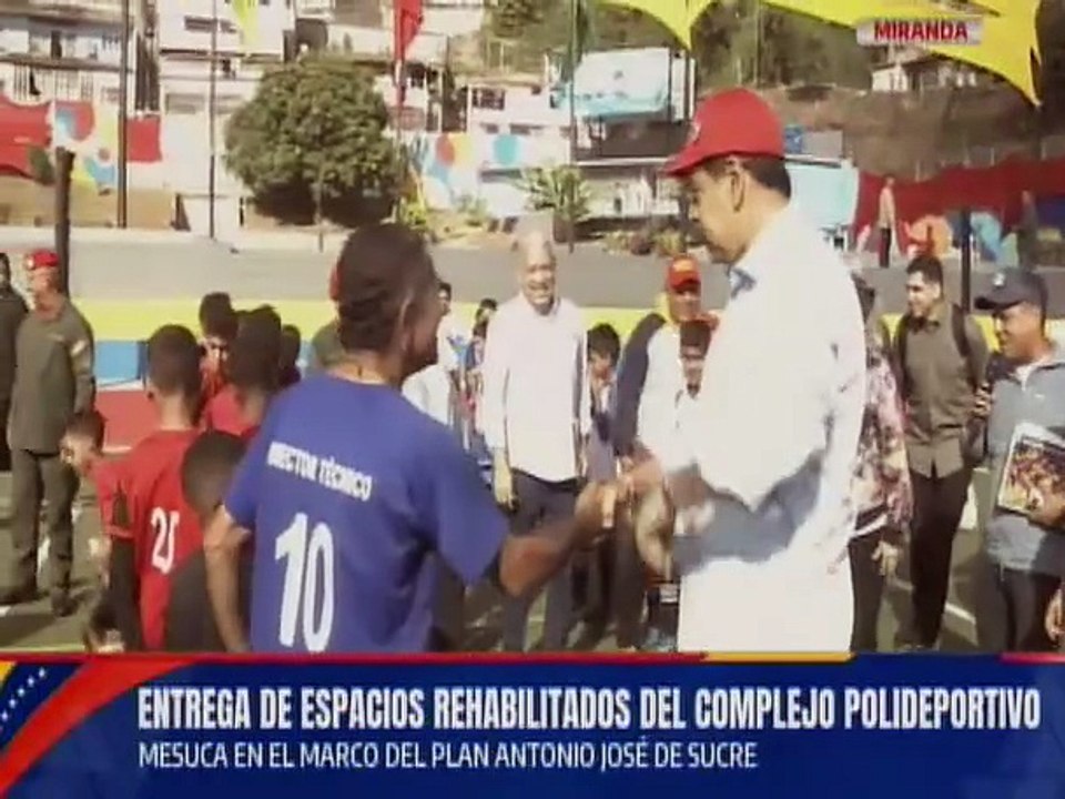 Gobierno Nacional recupera espacios para el deporte y sano esparcimiento en Mesuca edo. Miranda