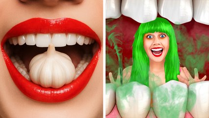 Si les objets et le maquillage étaient vivants. Situations drôles communes par 123 GO! Genius