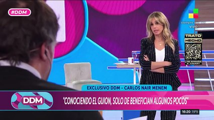 Carlos Nair Menem fue lapidario contra la serie de su papá