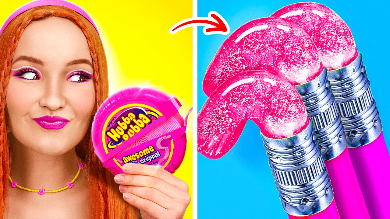 COMMENT CACHER DE LA NOURRITURE🍕🤔 Astuces Pour Cacher des Bonbons & du Maquillage par 123 GO! Genius