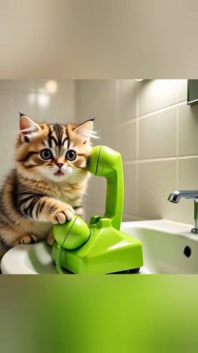 "BREAKING: Cat caught making secret bathroom call 😹📞🛁"