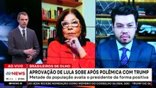 Aprovação de Lula sobe após polêmica com Trump
