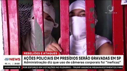 Ações policiais em presídios serão gravadas em São Paulo
