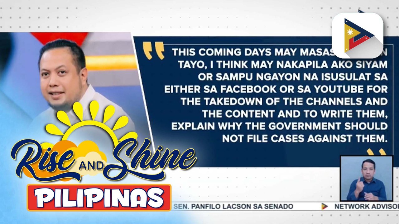 Siyam hanggang sampung content creators at social media influencers, posibleng masampolan dahil sa pag-endorso ng illegal online gambling