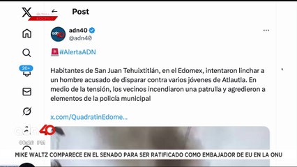 🚨¡Última Hora! Intentan linchar a un hombre en el EdoMex, acusado de haber iniciado una balacera