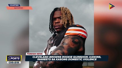 Cleveland Browns rookie Quinshon Judkins inaresto sa kasong domestic violence