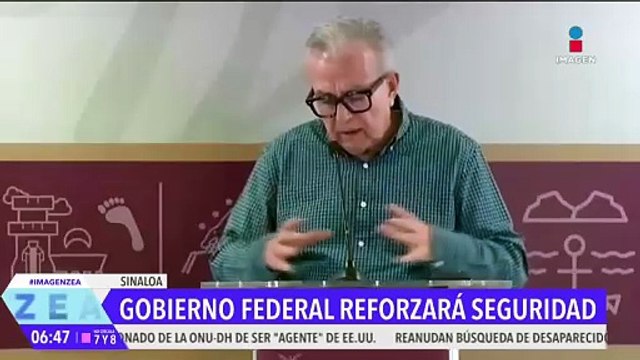 Rubén Rocha Moya destaca el respaldo del Gobierno federal para pacificar Sinaloa