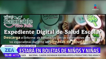 La SEP lanza el Expediente Digital de Salud Escolar