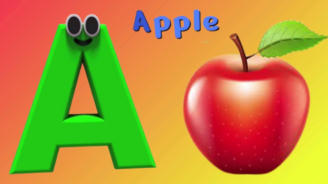 Alphabet Phonics Song – A for Apple  TWO Words per Letter with Sounds for Babies