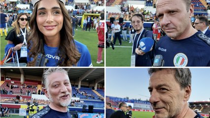 La partita del cuore, in campo mezzo governo: Giorgetti s'ispira a Zoff, i «muscoli bresaola» di Lollobrigida