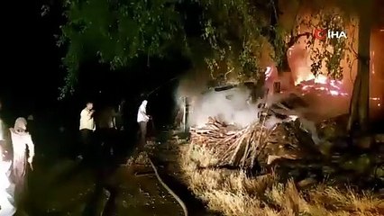 Bolu'da kabus gecesi: Evler ve ahırlar küle döndü!