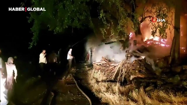 Bolu'da alevli gece: 12 yapı küle döndü